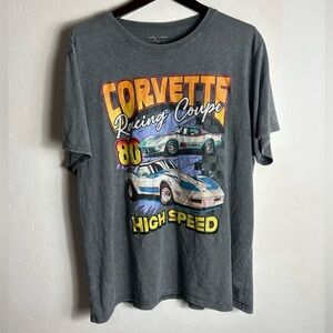 Corvette Racing Graphic Tee - Charcoal